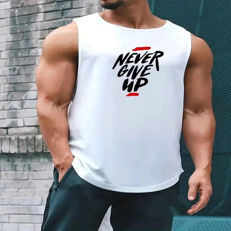 Description Picture 6 of itemSummer Animation Fitness Sexy Muscle Vest Strength Comfortable Man Brand Gym Boxing Sports Leisure Large Vest