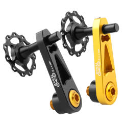 MUQZI Folding Bike Chain Guide Single Speed Cycling Chain Tensioner Rear Derailleur Aluminum Alloy Chain Stabilizer