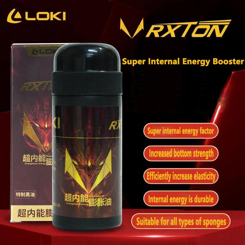 Description Picture 2 of itemOriginal LOKI Rxton Special Black Table Tennis Booster Performance Ping Pong Solubility Bond Oil VOC Tune Glue 100ml
