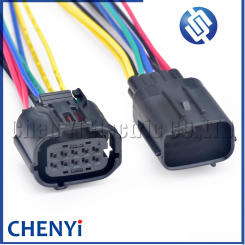 10 Pin Auto Waterproof Connector radar sensor Distance Sensor wiring harness plug 6189-1134 6188-0696 For Toyota 90980-12380