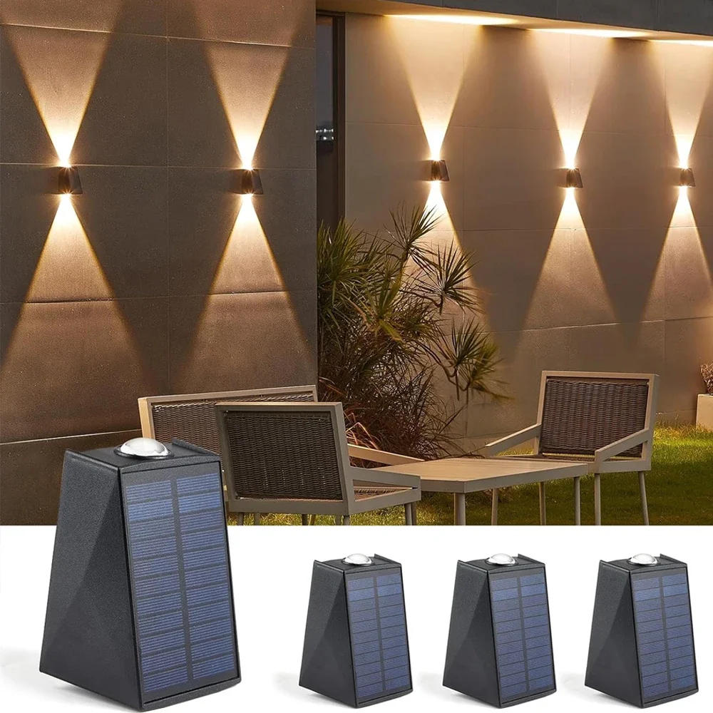 Description Picture 2 of itemSolar Wall Lamp Outdoor Waterproof LED Solar Lights Up And Down Luminous Lighting For Garden Balcony Yard Street Decor Lamps