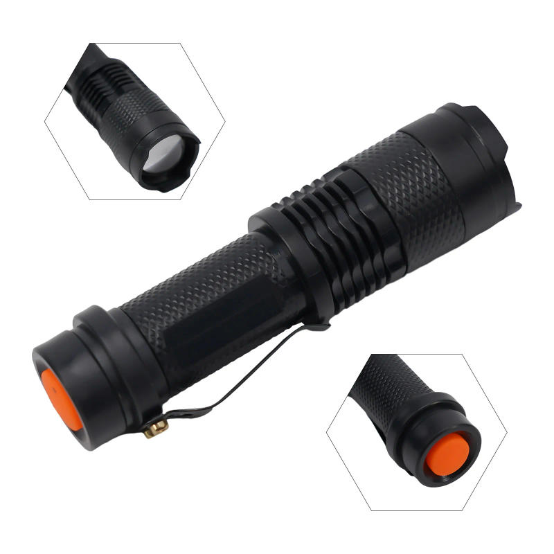 Description Picture 5 of itemTorch Flashlight 1000Lumens Powerful LED Small Bushcraft Tool Camping Equipment For Home Outdoor Tools Pocket Thickened Plastic