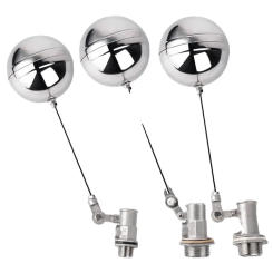 1 Set DN15 DN20 DN25 DN32 DN40 DN50 Stainless Steel Float Ball Valve High Pressure Automatic Water Tank