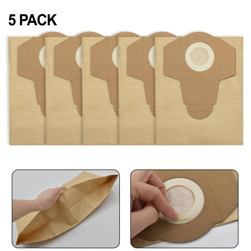 Description Picture 3 of item20L For Einhell Wet And Dry Vacuum Bags (Pack Of 5) For BT-VC 1250S Vacuum Cleaner Accessories Side Bags For Women Cleaning