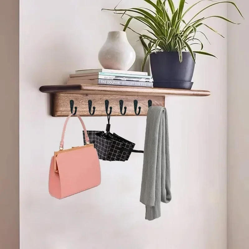 Description Picture 5 of item50/1set Alloy Hooks with Screws for Coat Towel Bags Caps Hook Wall Mounted Hanging Hangers Kitchen Bathroom Storage Rack Holders