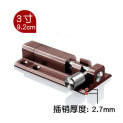 1 Set Stainless Steel Door Latch Safety Lock Bolt Sliding Door Window Latch Barrel Lock Bolt Security Bar Hardware