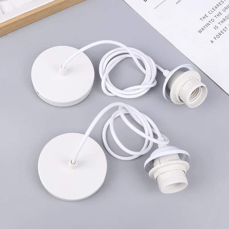 Description Picture 4 of itemRetro E27 Hanging Lamp Holder With 1m/1.5m Hanging Wire Ceiling Lamp Holder Socket Lamp Base For Hanging Pendant Lights
