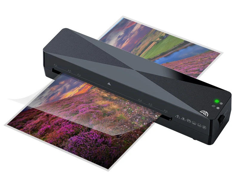 Description Picture 6 of itemProfessional Thermal Office Hot And Cold Laminator Machine For A4 Document Photo Blister Packaging Plastic Film Roll Laminator