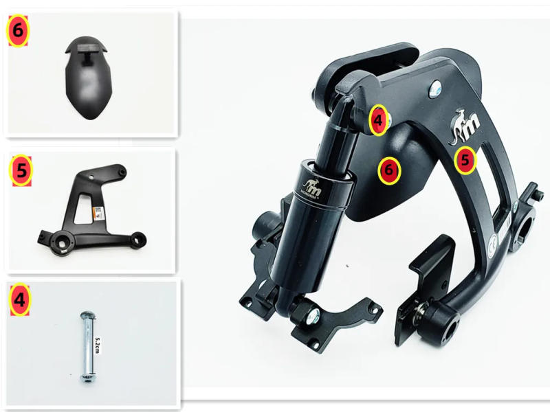 Description Picture 4 of itemMonorim Genuine Rear Suspension Kit Parts For Ninebot Max G30 G30D G30LP Monorim Rear Shock Absorber Accessories