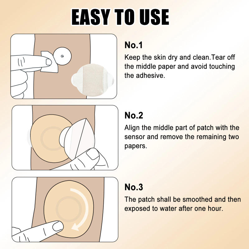 Description Picture 5 of item20PCS Waterproof Adhesive Sport Patches Sensor Covers Patch CGM for Running Swimming