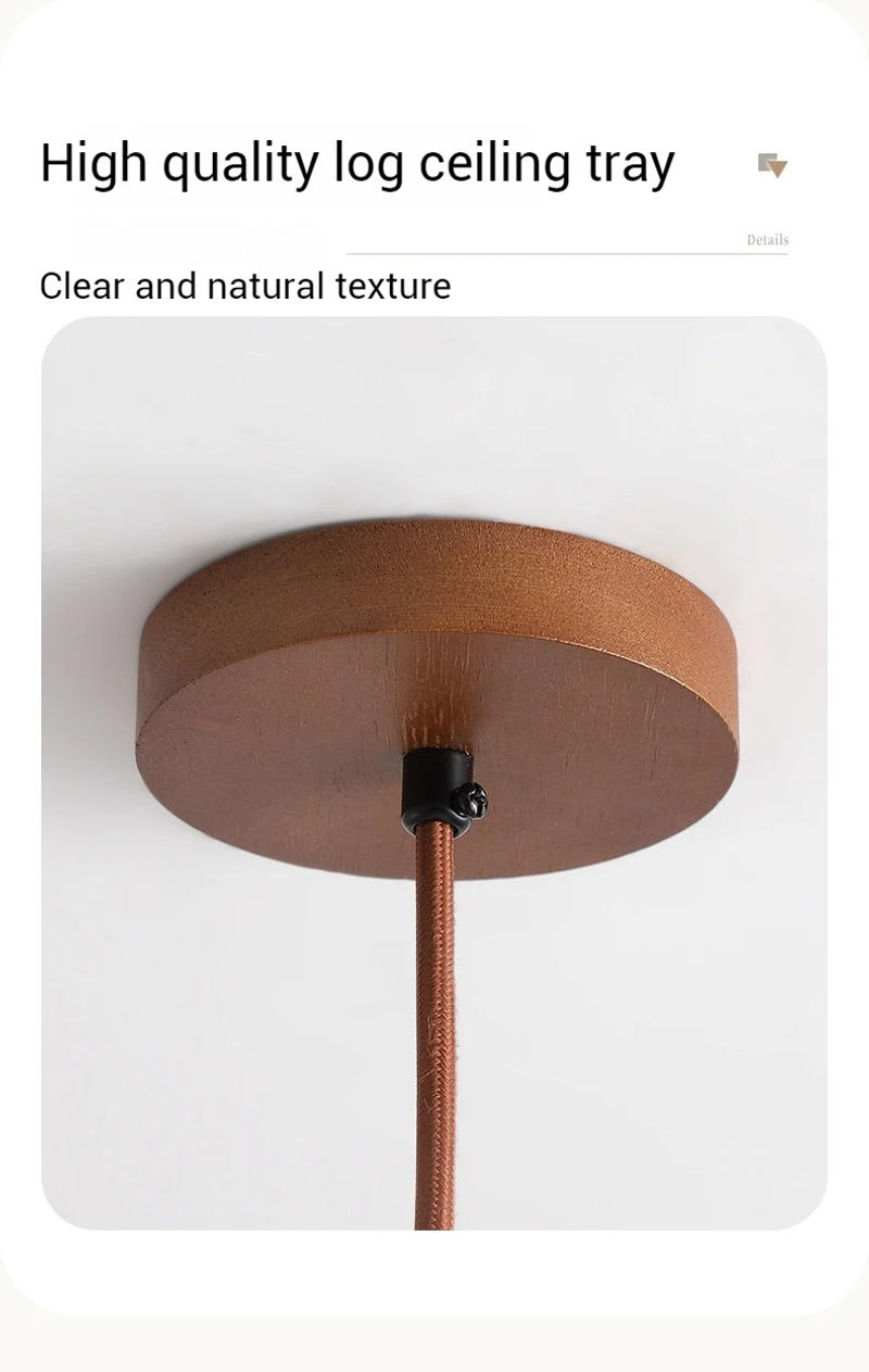 Description Picture 5 of itemWabi Sabi Marble LED Pendant lamp, Bedroom Headboard Hanging Light, Modern Home Retro Ceiling Light, Nordic Simple Aisle Light