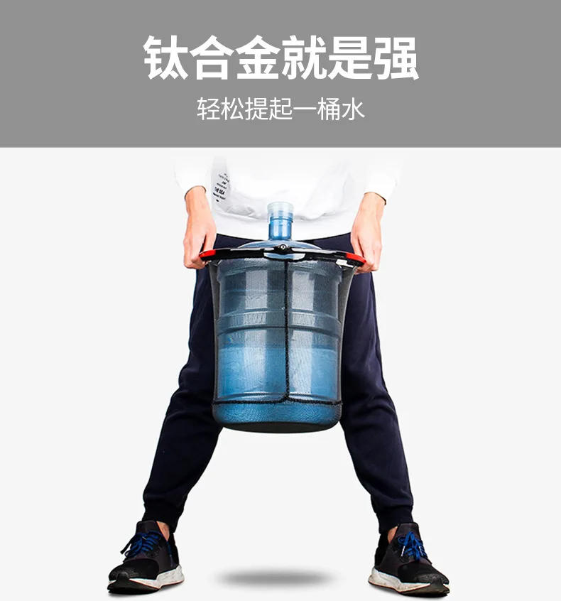 Description Picture 5 of item40cm Ultra-light Large Mesh Bag Stainless Steel Foldable Competitive Quick-drying Anti-hanging Mesh Fishing Accessories