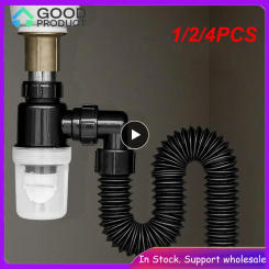 1/2/4PCS Sink Deodorant Launch Pipeline Accessories Kitchen Sink Hose Sink Strainer Drain Pipe Plumbing Washbasin Kitchen