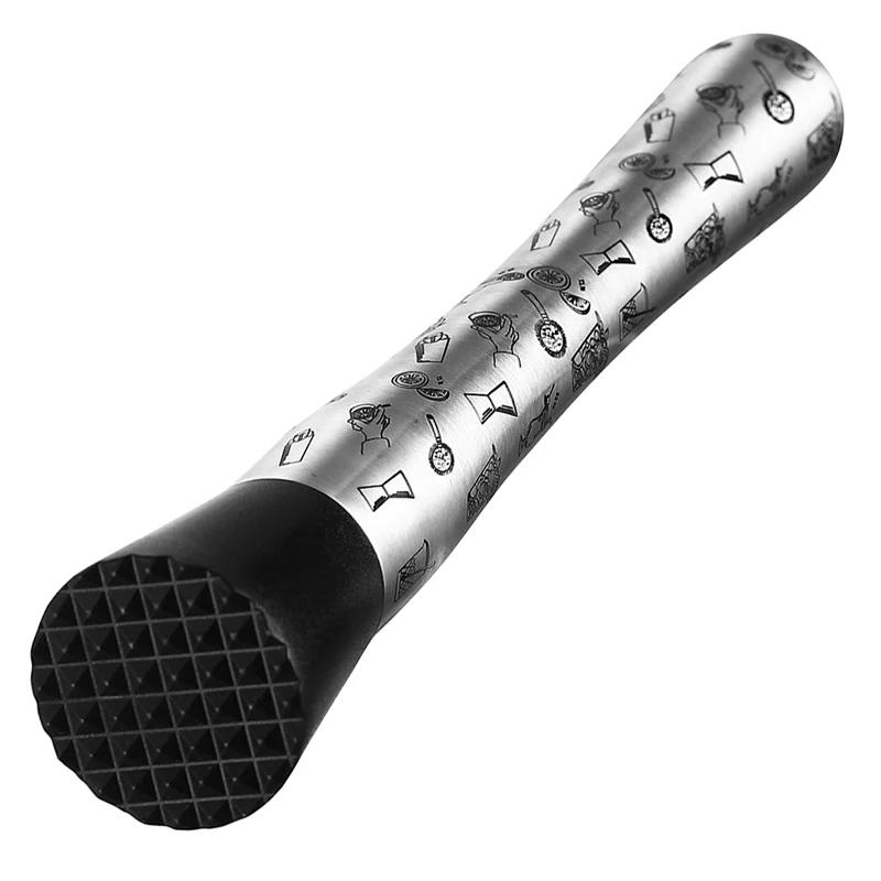 Description Picture 6 of itemStainless Steel Cocktail Muddler and Mixing Spoon Home Bar Tool Set - Create Delicious Mojitos and Other Fruit Based Drinks