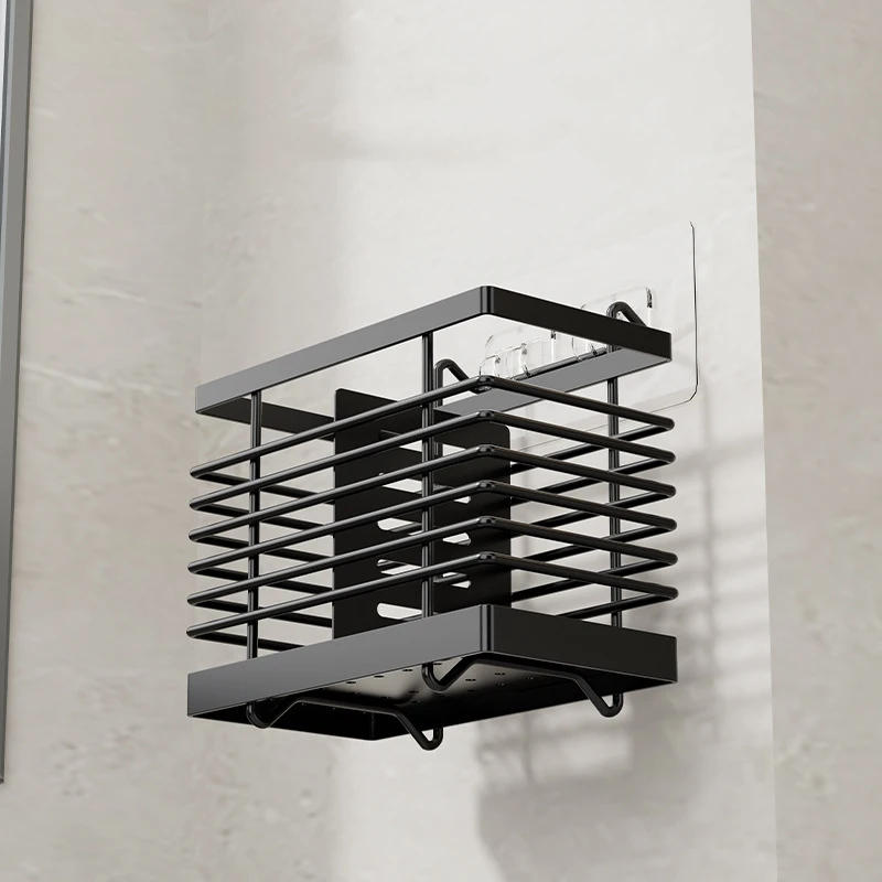 Description Picture 6 of itemKitchen Stainless Steel Rectangular Hanging Utensil Drying Rack Home Chopsticks Spoons Drainer Basket Flatware Storage Drainer