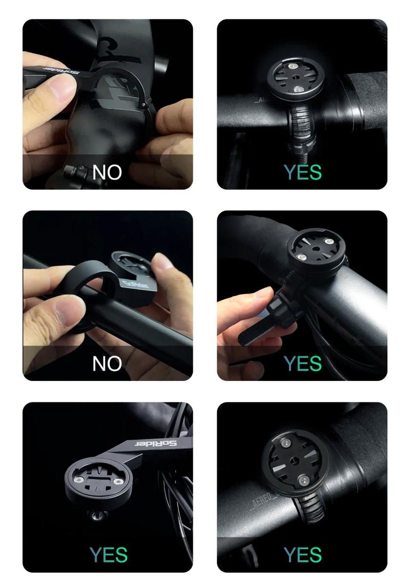 Description Picture 3 of itemCYCLAMI S6 Bike GPS Computer Mount Holder Bracket Bicycle Lights Stand Universal Suitable Rotatable Headlight for Garmin XOSS