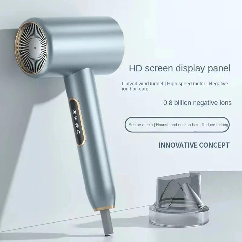 Description Picture 5 of item2000W High-speed Thermostatic Hair Dryer Professional Negative Ion Home Hair Dryer Low Noise Adjustable Salon Hair Dryer