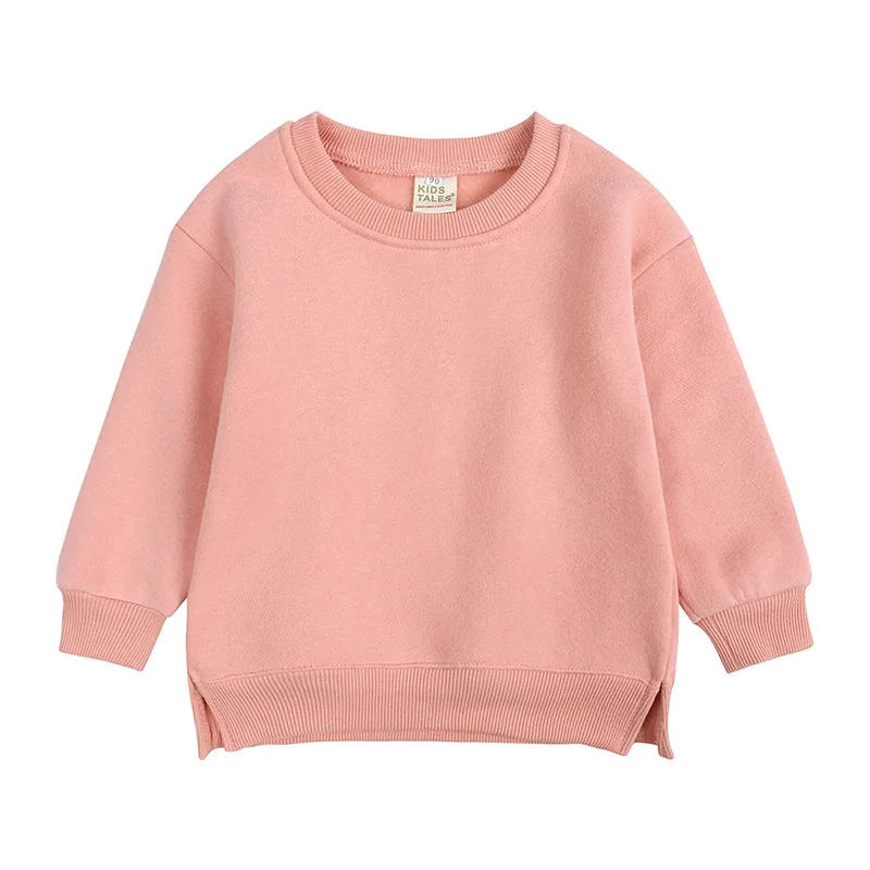 Description Picture 4 of item2025 Autumn Winter Warm Fleece Kids Baby Boys Girls Sweatshirts Cotton Bear Ears Hoodies Children's Sport Shirt 1-4Year Kid Tops