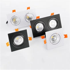 Dimmable Recessed Anti Glare LED Downlights 7W/9W/12W/14W/18W/24W COB Ceiling Lamps Spot Lights AC90~260V For Home illumination