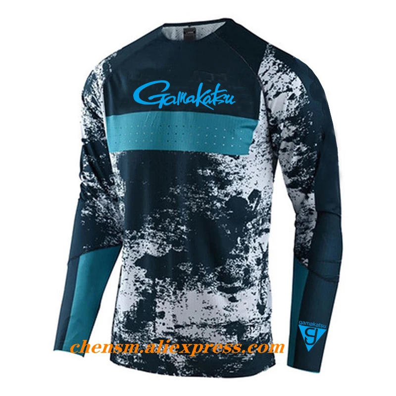 Description Picture 3 of itemNew  2024  Fishing Clothing Long Sleeve Camping Hiking Cycling T Shirt Anti UV Fishing Clothes Quick Drying Jerseys