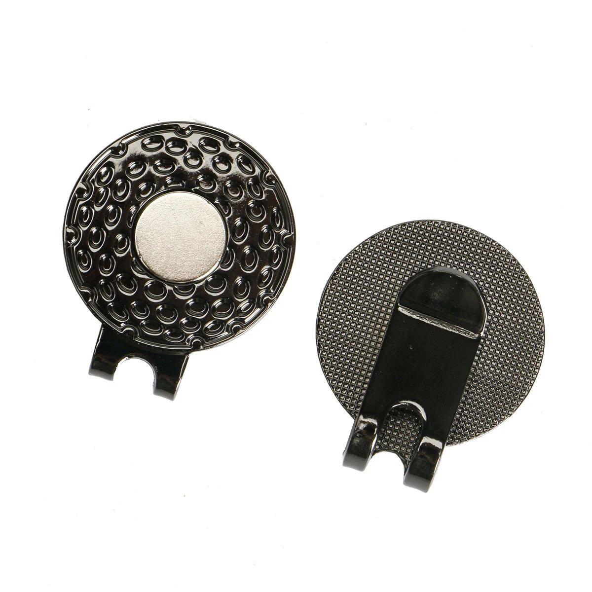 Description Picture 6 of item1/5Pcs Black Durable Zinc Alloy Magnetic Golf Hat Clip with Balls Marker Holder Golf Putting Green Accessories 25mm