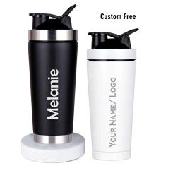 Personalized Water Bottles Custom Engraved with Name Customized Insulated Stainless Steel Shaker Bottle for Sport