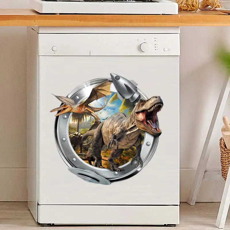 Description Picture 6 of itemSea life Shark Animal Fish Submarine Window Wall Stickers Bathroom Toilet Decor Living Room Cabinet Refrigerator Home Decoration