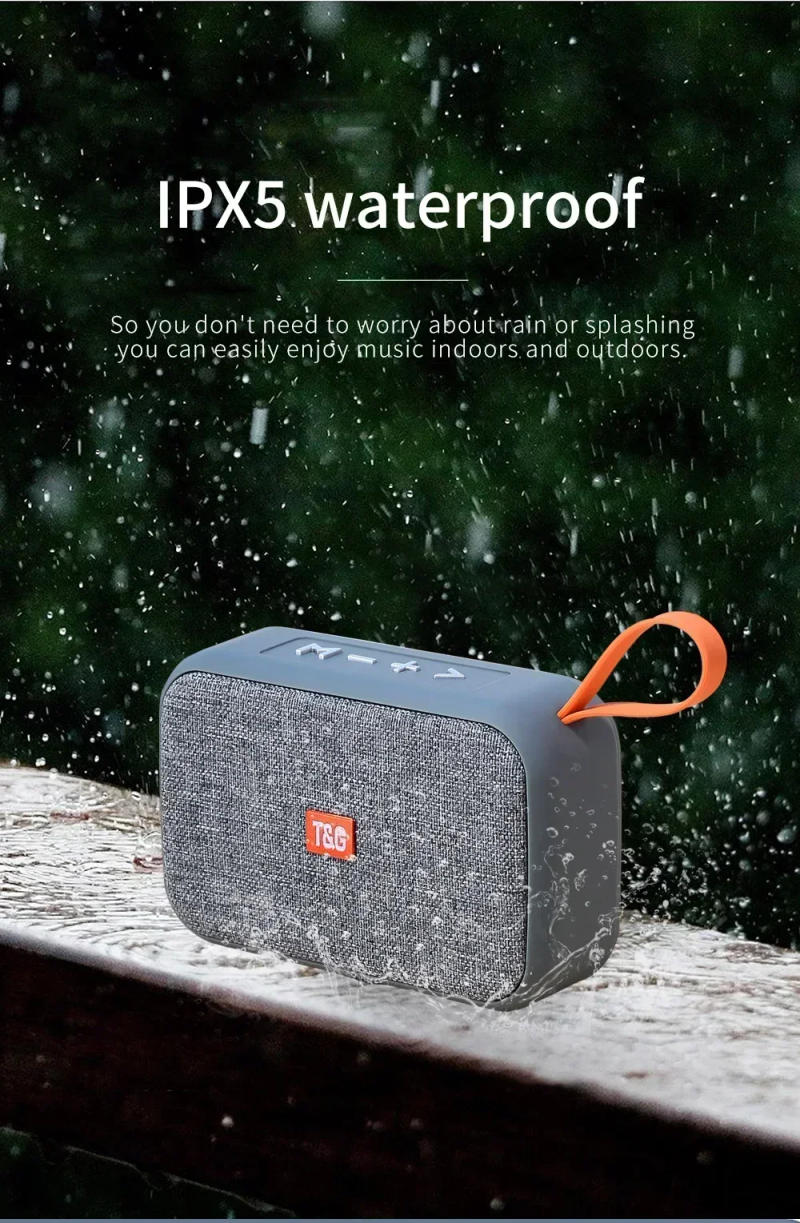 Description Picture 3 of itemT&G Speaker TG506 Portable Mini Wireless Soundbar Bluetooth Outdoor Indoor HIFI Loudspeaker Support TF Card FM Radio Waterproof