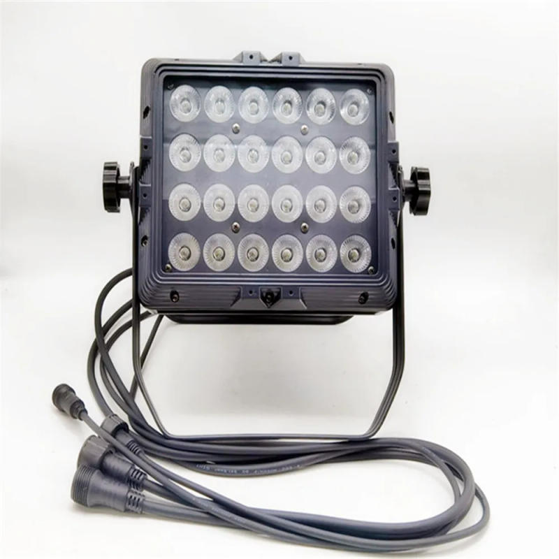 Description Picture 3 of itemIP65 Disco Decoration Wall Wash Light 24x18W RGBWA UV 6in1 Stage Washer Wateproorf LED Outdoor Stage Lights