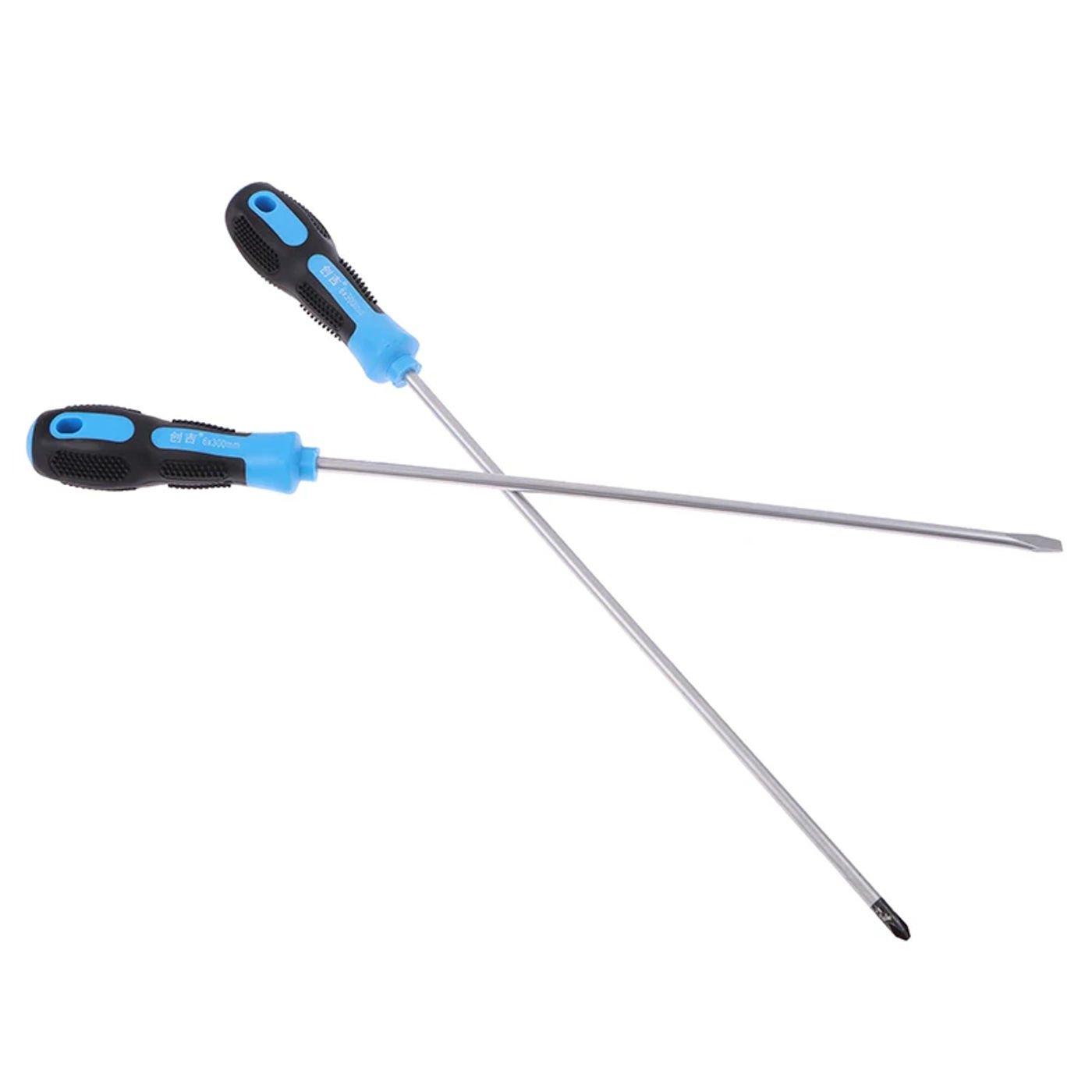 Description Picture 6 of itemExtended Screwdriver Long Slotted Cross Screwdriver Magnetic Screwdriver With Rubber Handle Repairing Hand Tool