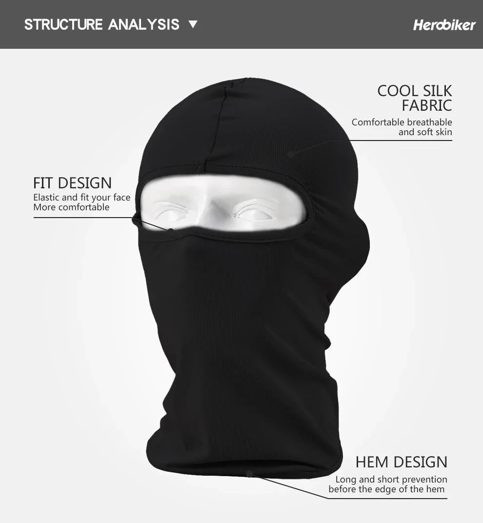 Description Picture 5 of itemTactical Balaclava Full Face Mask Hiking Cycling Camping Hunting Military Airsoft Cap Bike Head Cover Summer Men Women Ski Mask