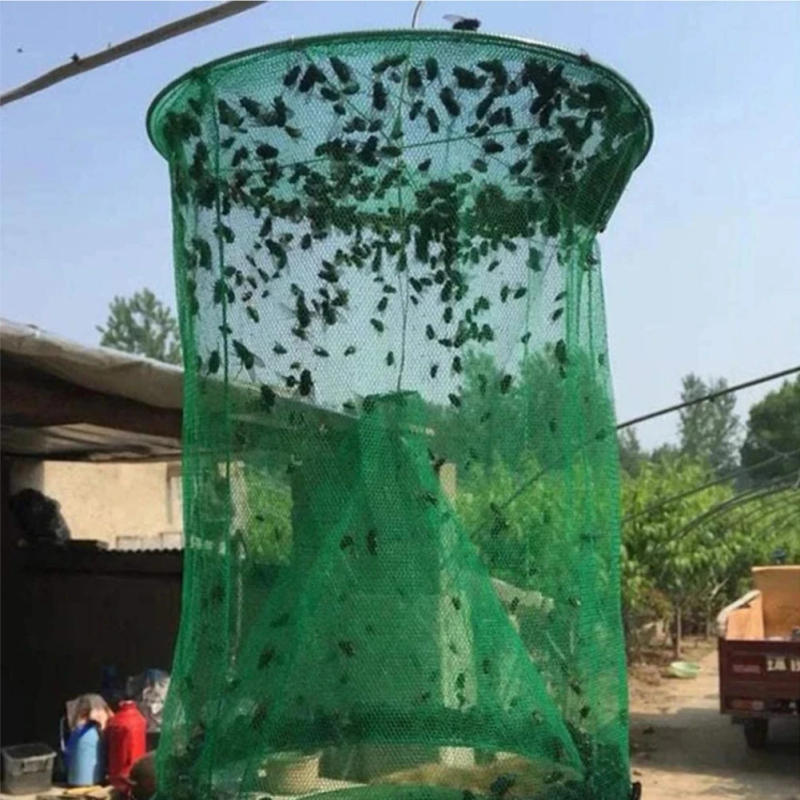 Description Picture 3 of item1/4/6/8PCS Fly Catcher Killer Pest Control Reusable Hanging Fly Trap Flytrap Cage Net Traps Outdoor Garden Hanging Flycatcher