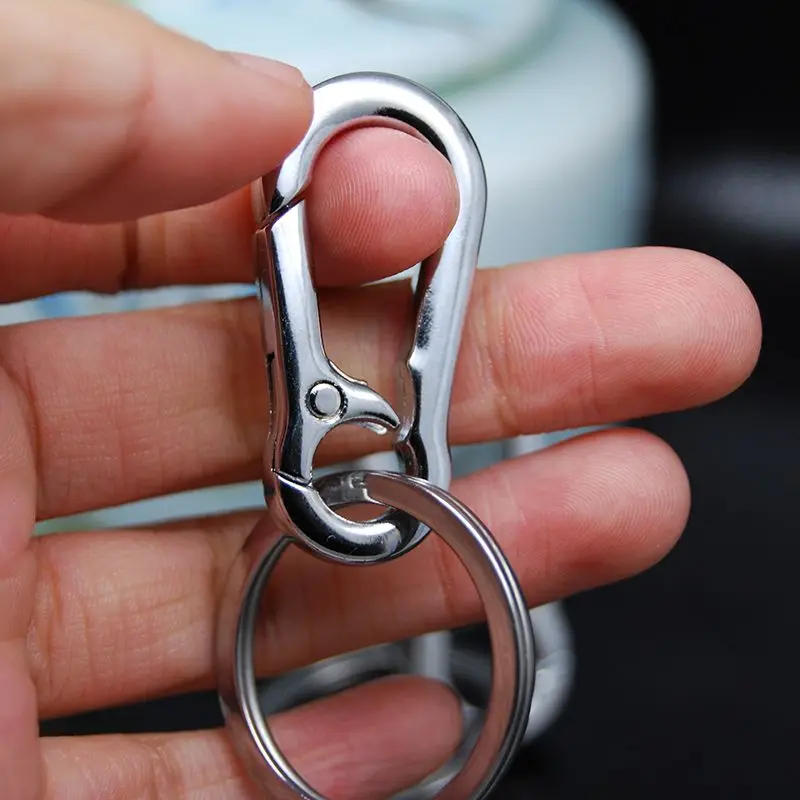 Description Picture 5 of item1/5PCS Gourd Buckle Keychain Climbing Hook Car Keychain Strong Carabiner Shape Keychain Accessories Metal Vintage Key Chain Ring