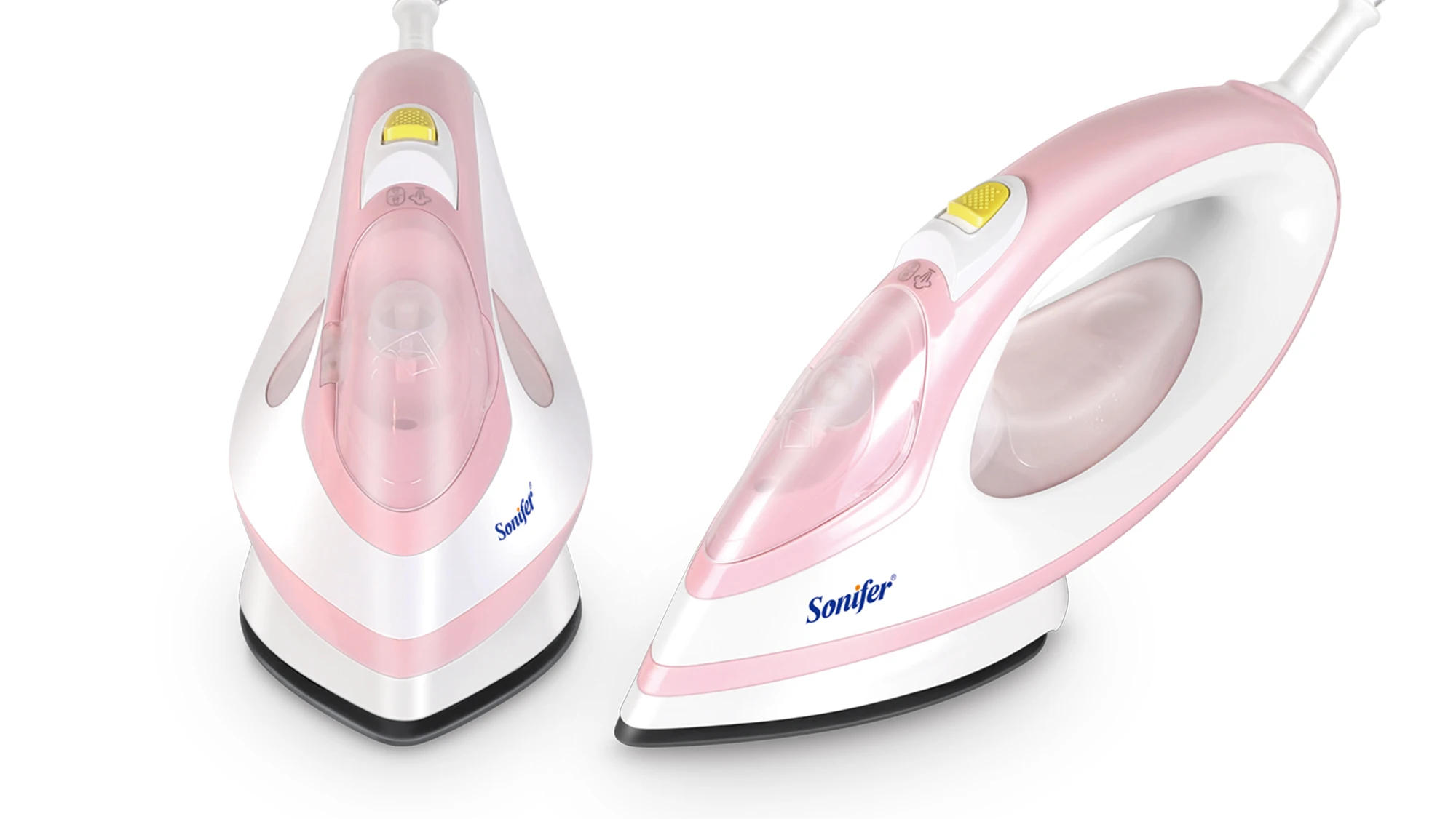 Description Picture 4 of itemSteam Iron For Clothes 1800W Household Fabric Ceramic Soleplate Electric Iron Ironing 250ml Fast-heat For Clothes Sonifer