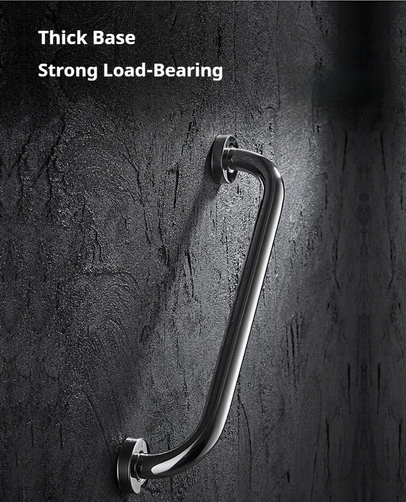 Description Picture 3 of itemStainless Steel Handrail for Bathroom Shower Bath Safety Non-slip Handle Perforated Installation Bathroom Safety & Accessories