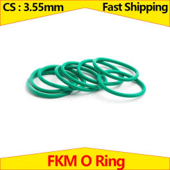 CS 3.55mm, FKM O Ring,Fluorine Rubber O-Ring Gasket, Mechanical Seal Washer,Sealing Ring, ID 3mm - 76mm