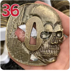 Ghost Alloyed Tsuba, Top Quality Katana Accesories, for Japanese Samurai Nihontou Sword Tanto Tachi Wakizashi