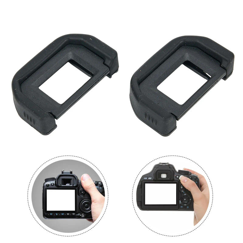 Description Picture 2 of itemKit Eyecup Cover Rubber Plastics Accessories Repalcement For Canon 600D 500D 300D Viewfinder Eyepiece 2pcs          New
