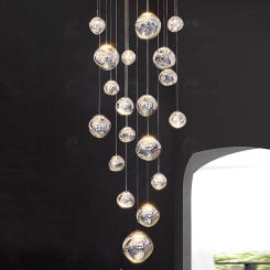 Nordic home decoration, stair chandelier, living room and dining room Pendant lights, ceiling light, indoor lighting