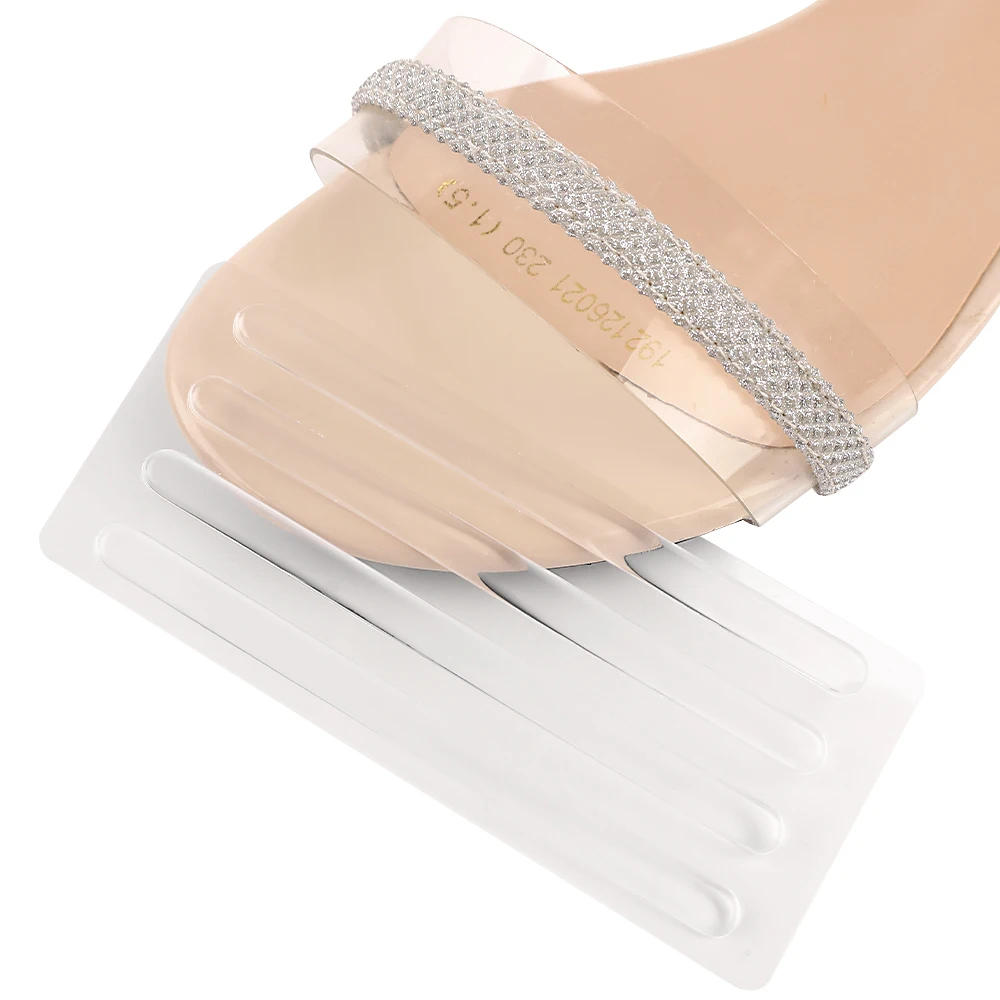Description Picture 5 of itemClear Silicone High Heel Cushion Inserts Pad Heel Grips Anti Slip Sandals Strap Strips Foot Support Gel Shoe Sticker Feet Care