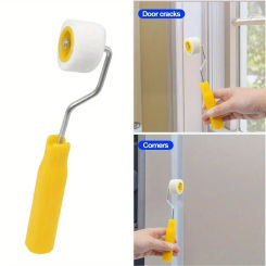 Mini 2cm 3cm Paint Roller Brush Real Wool Fine Hair Short Hair Marking Mini Roller Core 1 Inch Roller Brush