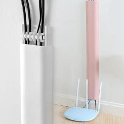 Spiral Cable Organizer Magnetic Plug Box Winder Desk Accessories Tidy Cable Winder Flexible Cable Management Clips Ties