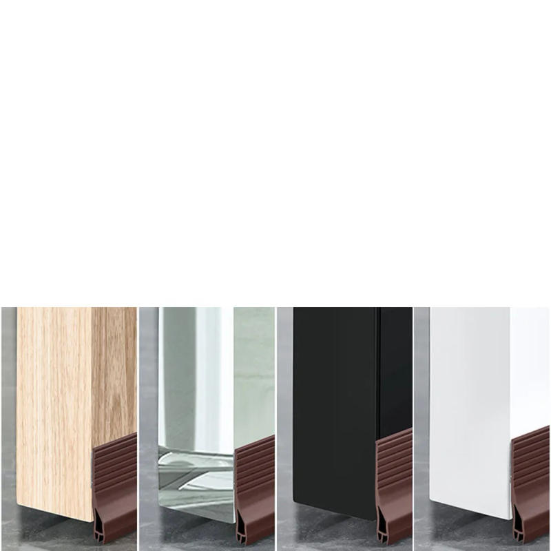 Description Picture 2 of item1pcs Selfadhesive Door Seal Strip Wave Bottom Door Draft Stopper Weather Strip Noise Blocker Soundproof Door Sweep 2.8*100cm