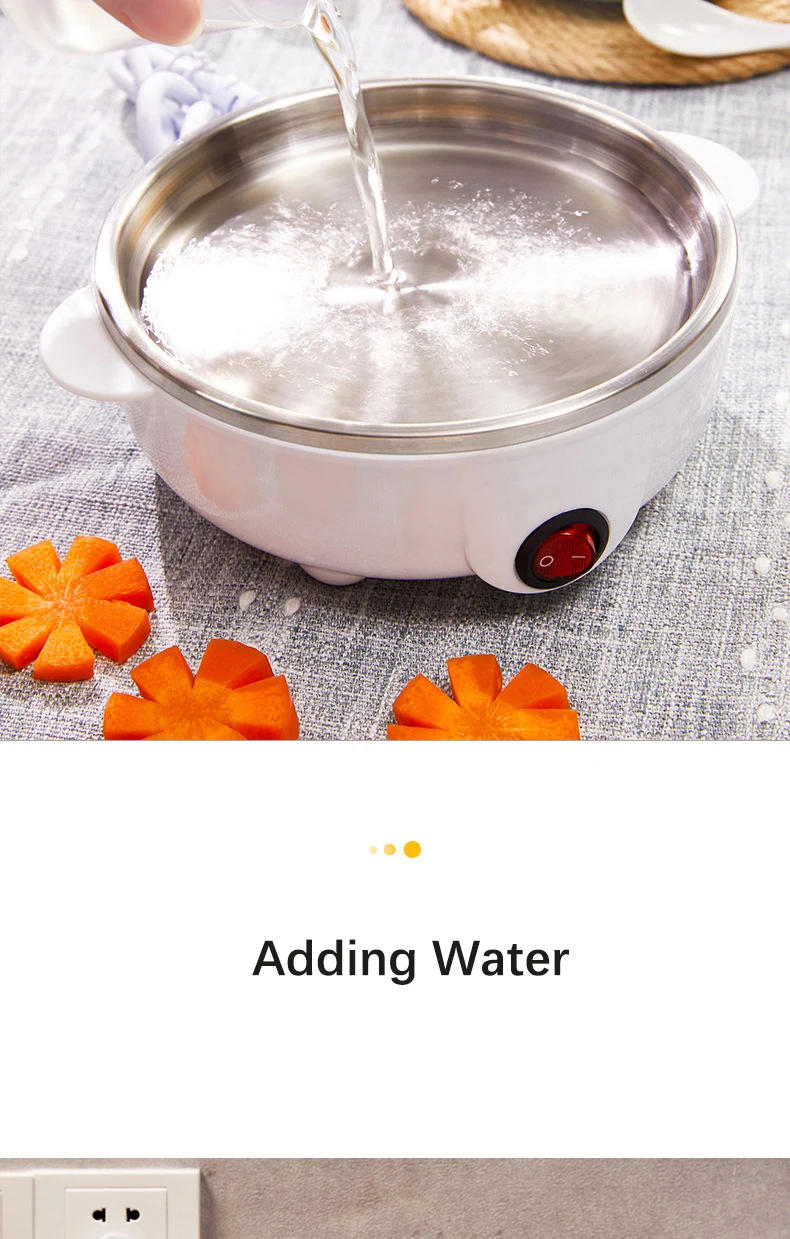 Description Picture 6 of itemMultifunction Egg Boiler Double Layers Electric Egg Cooker Steamer Corn Milk Steamed Rapid Breakfast Cooking Appliances Kitchen