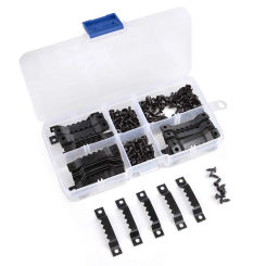 100pcs  Photo Frame Decorative Double Hole Hanger Multi Functional Saw Tooth Metal Hanging Stable Easy Install Hook Set Tools