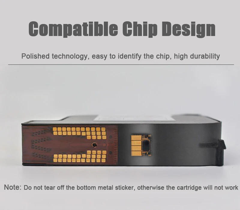 Description Picture 4 of itemEco Solvent Ink Cartridge 2588 Black Thermal Handheld Printer Ink Cartridge For 600DPI Portable Expiry Date 12.7mm Inkjet Coder