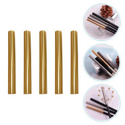 5 Pcs Nail Pen Cap Brushes Sealed Manicure Caps Cover Alloy Protection Zinc Decor Lightproof Topper -proof
