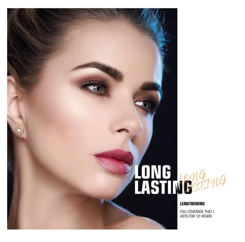 Description Picture 6 of item3D Mascara Lengthening Black Lash Eyelash Extension Eye Lashes Brush Beauty Makeup Long-wearing Gold Color Mascara