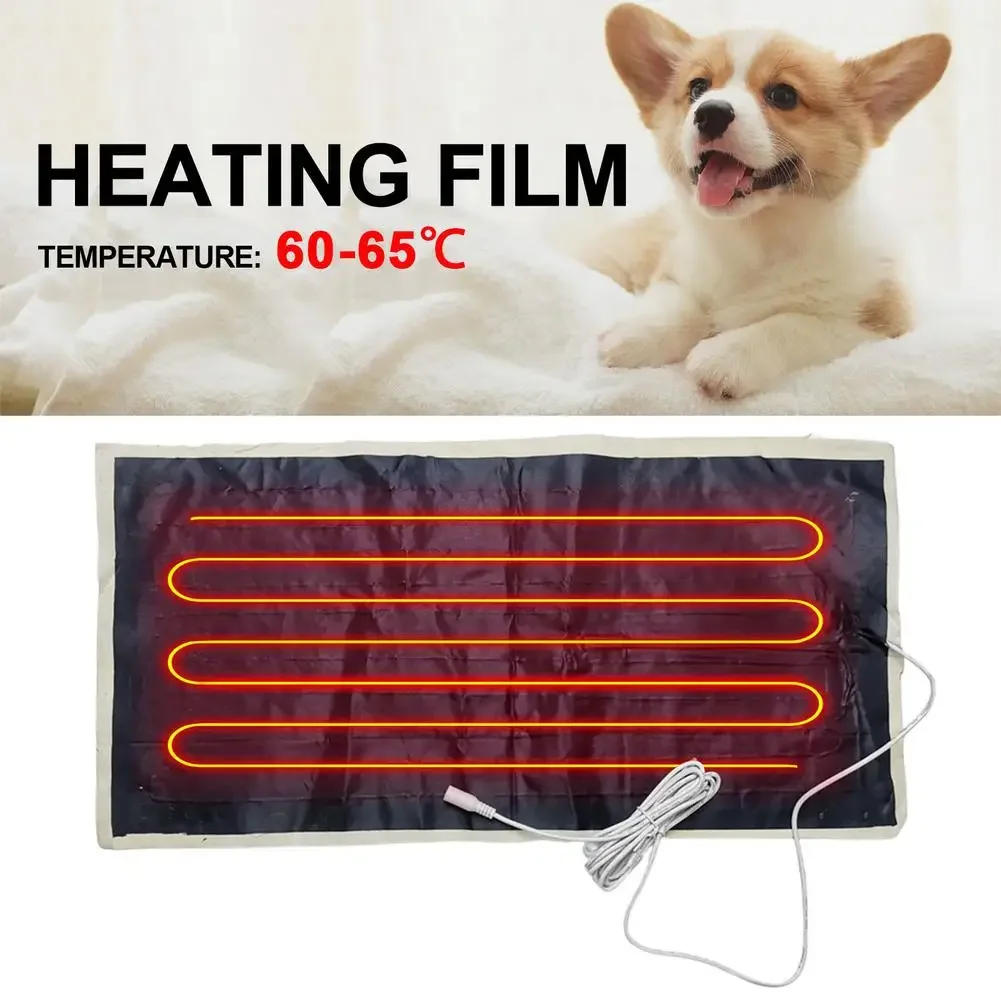 Description Picture 3 of item12V Folding Electric Heating Pad Heating Film Warm Heated Sheet for Seat Pad Cushion Pet Warm Bed Mat Seat Cushion Heater