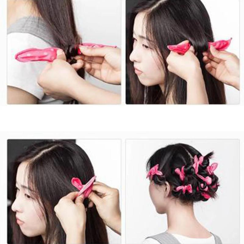 Description Picture 4 of itemHair Curlers Soft Sleep Pillow Hair Rollers Flexible Foam and Sponge Hair Curler Magic Hair Care DIY Salon Hair Styling Tools